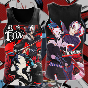 Persona 5 Strikers Yusuke Kitagawa Video Game 3D All Over Print T-shirt Tank Top Zip Hoodie Pullover Hoodie Hawaiian Shirt Beach Shorts Jogger Tank Top S 