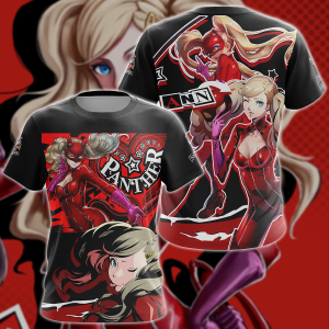 Persona 5 Strikers Ann Takamaki Video Game 3D All Over Print T-shirt Tank Top Zip Hoodie Pullover Hoodie Hawaiian Shirt Beach Shorts Jogger T-shirt S