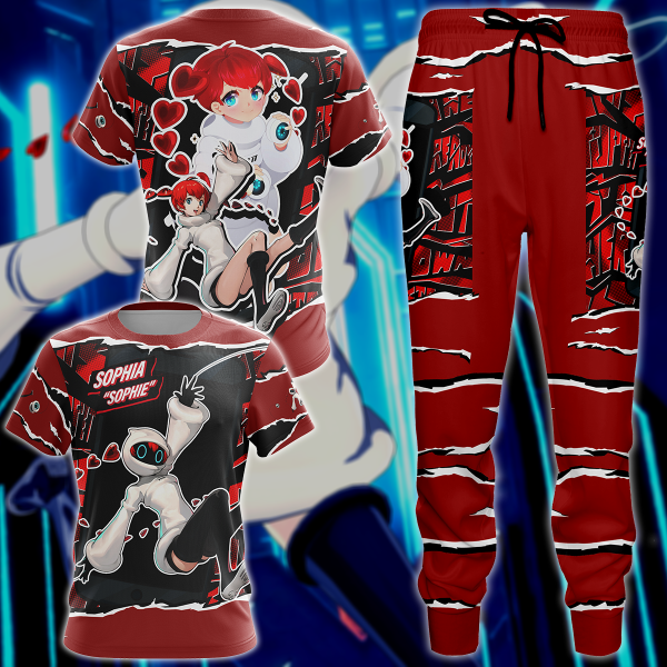 Persona 5 Strikers Sophia Video Game 3D All Over Print T-shirt Tank Top Zip Hoodie Pullover Hoodie Hawaiian Shirt Beach Shorts Jogger