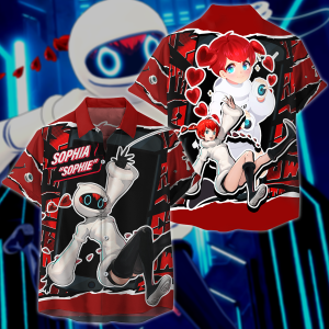 Persona 5 Strikers Sophia Video Game 3D All Over Print T-shirt Tank Top Zip Hoodie Pullover Hoodie Hawaiian Shirt Beach Shorts Jogger Hawaiian Shirt S 