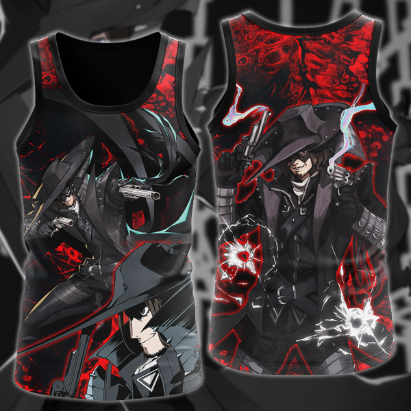 Persona 5 Strikers Zenkichi Hasegawa Video Game 3D All Over Print T-shirt Tank Top Zip Hoodie Pullover Hoodie Hawaiian Shirt Beach Shorts Jogger Tank Top S