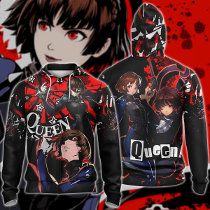 Persona 5 Strikers Makoto Niijima Video Game 3D All Over Print T-shirt Tank Top Zip Hoodie Pullover Hoodie Hawaiian Shirt Beach Shorts Jogger Zip Hoodie S 