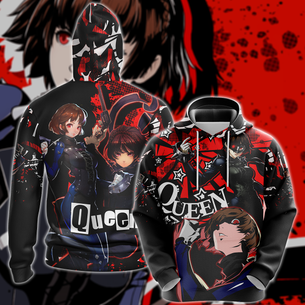 Persona 5 Strikers Makoto Niijima Video Game 3D All Over Print T-shirt Tank Top Zip Hoodie Pullover Hoodie Hawaiian Shirt Beach Shorts Jogger Hoodie S