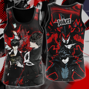 Persona 5 Strikers Joker Video Game 3D All Over Print T-shirt Tank Top Zip Hoodie Pullover Hoodie Hawaiian Shirt Beach Shorts Jogger Tank Top S 