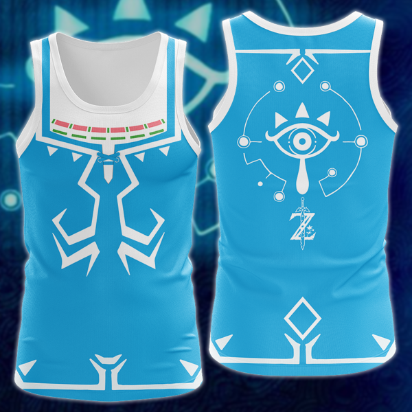 The legend of Zelda Breath of the Wild Cosplay Video Game 3D All Over Print T-shirt Tank Top Zip Hoodie Pullover Hoodie Hawaiian Shirt Beach Shorts Jogger Tank Top S