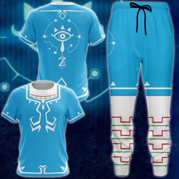 The legend of Zelda Breath of the Wild Cosplay Video Game 3D All Over Print T-shirt Tank Top Zip Hoodie Pullover Hoodie Hawaiian Shirt Beach Shorts Jogger