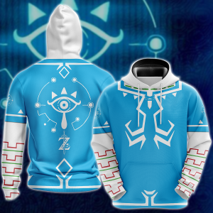 The legend of Zelda Breath of the Wild Cosplay Video Game 3D All Over Print T-shirt Tank Top Zip Hoodie Pullover Hoodie Hawaiian Shirt Beach Shorts Jogger Hoodie S 