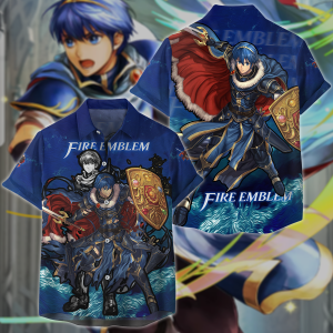 Fire Emblem Marth Video Game 3D All Over Print T-shirt Tank Top Zip Hoodie Pullover Hoodie Hawaiian Shirt Beach Shorts Jogger Hawaiian Shirt S 