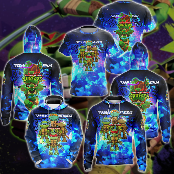 Teenage Mutant Ninja Turtle TMNT Video Game 3D All Over Print T-shirt Tank Top Zip Hoodie Pullover Hoodie Hawaiian Shirt Beach Shorts Jogger