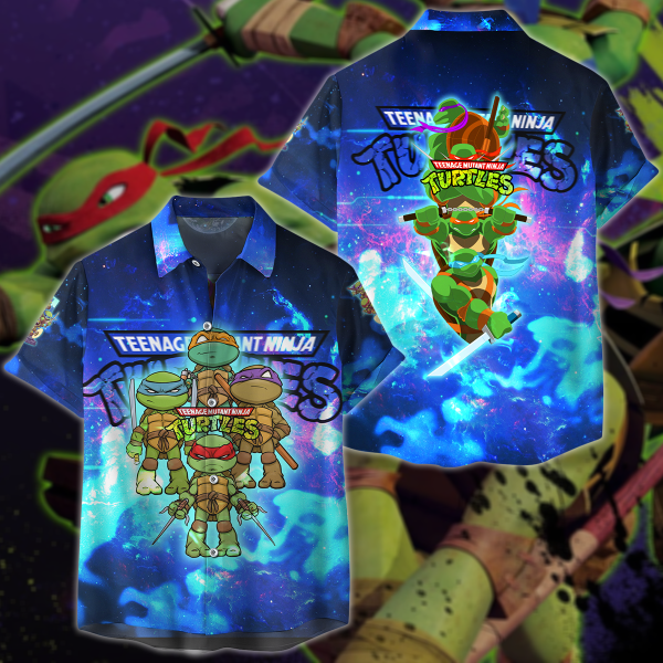 Teenage Mutant Ninja Turtle TMNT Video Game 3D All Over Print T-shirt Tank Top Zip Hoodie Pullover Hoodie Hawaiian Shirt Beach Shorts Jogger Hawaiian Shirt S