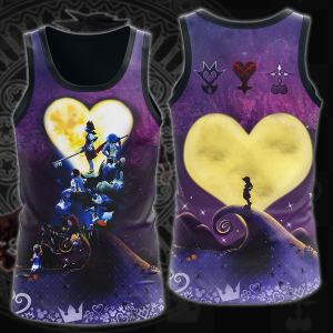 Kingdom Hearts Video Game 3D All Over Print T-shirt Tank Top Zip Hoodie Pullover Hoodie Hawaiian Shirt Beach Shorts Jogger Tank Top S 