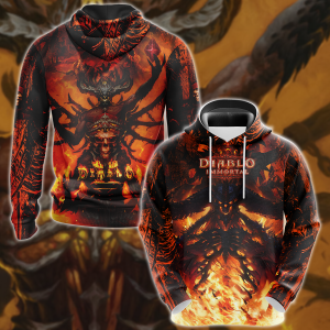 Diablo Immortal Video Game 3D All Over Print T-shirt Tank Top Zip Hoodie Pullover Hoodie Hawaiian Shirt Beach Shorts Jogger Hoodie S 