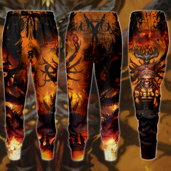 Diablo Immortal Video Game 3D All Over Print T-shirt Tank Top Zip Hoodie Pullover Hoodie Hawaiian Shirt Beach Shorts Jogger Joggers S