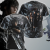 Final Fantasy XV Video Game 3D All Over Print T-shirt Tank Top Zip Hoodie Pullover Hoodie Hawaiian Shirt Beach Shorts Jogger T-shirt S