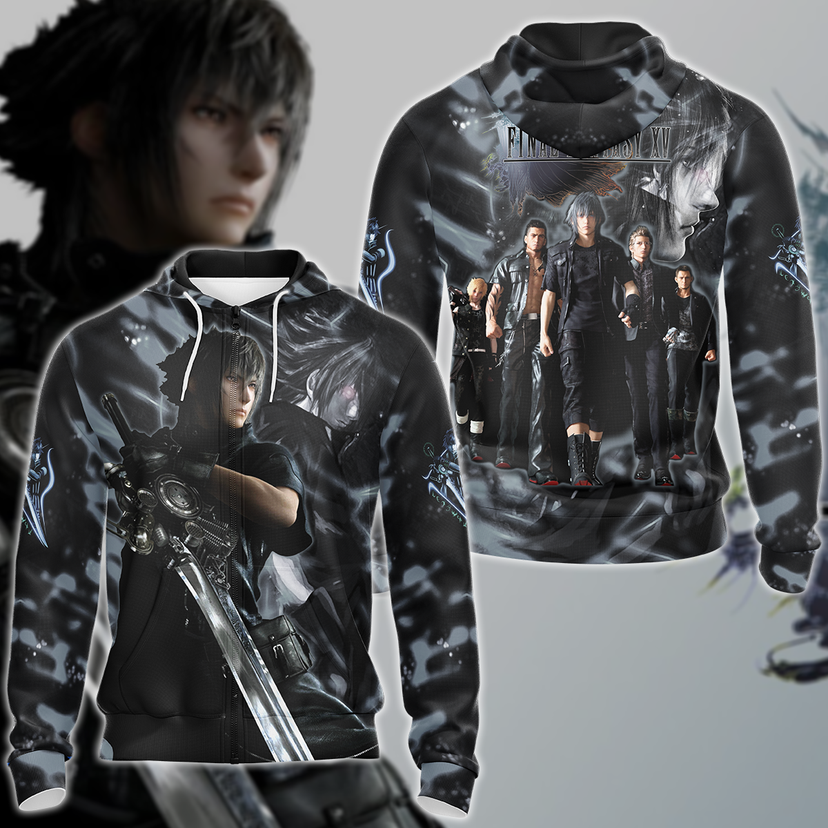 Final Fantasy XV Video Game 3D All Over Print T-shirt Tank Top Zip ...
