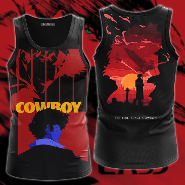 Cowboy Bebop 3D All Over Print T-shirt Tank Top Zip Hoodie Pullover Hoodie Hawaiian Shirt Beach Shorts Jogger Tank Top S