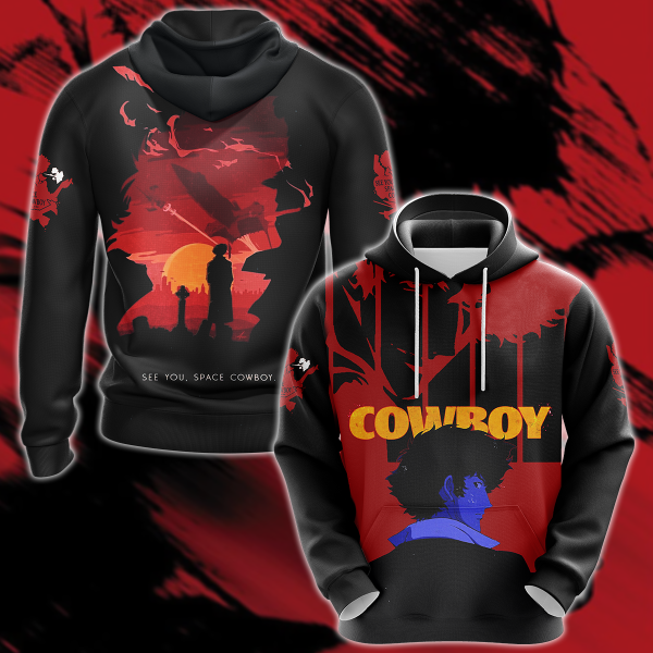 Cowboy Bebop 3D All Over Print T-shirt Tank Top Zip Hoodie Pullover Hoodie Hawaiian Shirt Beach Shorts Jogger Hoodie S