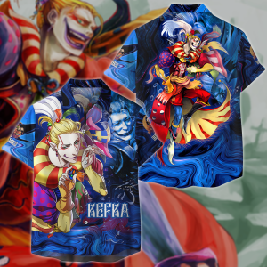 Final Fantasy VI Kefka Video Game 3D All Over Print T-shirt Tank Top Zip Hoodie Pullover Hoodie Hawaiian Shirt Beach Shorts Jogger Hawaiian Shirt S