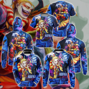 Final Fantasy VI Kefka Video Game 3D All Over Print T-shirt Tank Top Zip Hoodie Pullover Hoodie Hawaiian Shirt Beach Shorts Jogger   