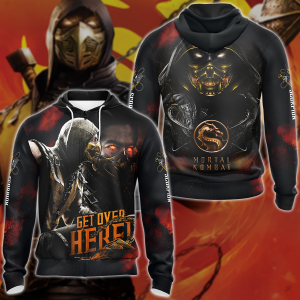 Mortal Kombat: Scorpion 3D All Over Print T-shirt Tank Top Zip Hoodie Pullover Hoodie Hawaiian Shirt Beach Shorts Jogger Zip Hoodie S 