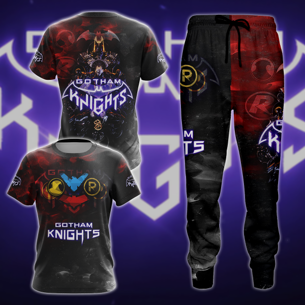 Gotham Knights 3D All Over Print T-shirt Tank Top Zip Hoodie Pullover Hoodie Hawaiian Shirt Beach Shorts Jogger