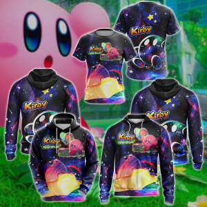 Kirby and the Forgotten Land 3D All Over Print T-shirt Tank Top Zip Hoodie Pullover Hoodie Hawaiian Shirt Beach Shorts Jogger   