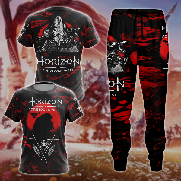 Horizon Forbidden West 3D All Over Print T-shirt Tank Top Zip Hoodie Pullover Hoodie Hawaiian Shirt Beach Shorts Jogger