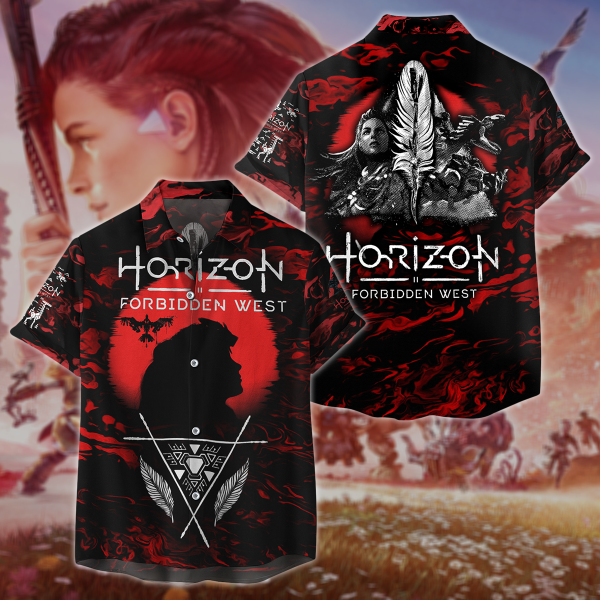 Horizon Forbidden West 3D All Over Print T-shirt Tank Top Zip Hoodie Pullover Hoodie Hawaiian Shirt Beach Shorts Jogger Hawaiian Shirt S