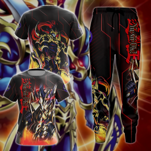 Yu-gi-oh! Black Luster Soldier 3D All Over Print T-shirt Tank Top Zip Hoodie Pullover Hoodie Hawaiian Shirt Beach Shorts Jogger   