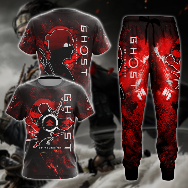 Ghost of Tsushima 3D All Over Print T-shirt Tank Top Zip Hoodie Pullover Hoodie Hawaiian Shirt Beach Shorts Jogger