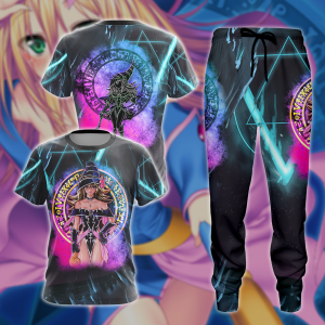 Yu-gi-oh! Dark Magician Girl 3D All Over Print T-shirt Tank Top Zip Hoodie Pullover Hoodie Hawaiian Shirt Beach Shorts Jogger   