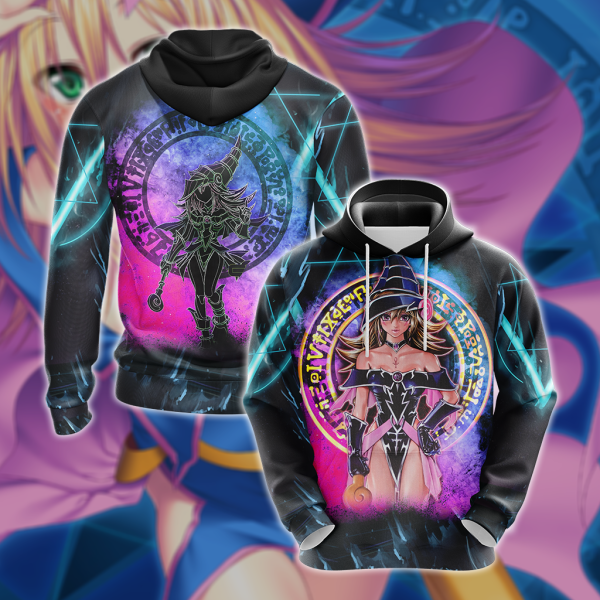 Yu-gi-oh! Dark Magician Girl 3D All Over Print T-shirt Tank Top Zip Hoodie Pullover Hoodie Hawaiian Shirt Beach Shorts Jogger Hoodie S