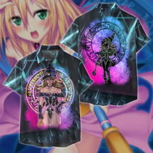 Yu-gi-oh! Dark Magician Girl 3D All Over Print T-shirt Tank Top Zip Hoodie Pullover Hoodie Hawaiian Shirt Beach Shorts Jogger Hawaiian Shirt S 