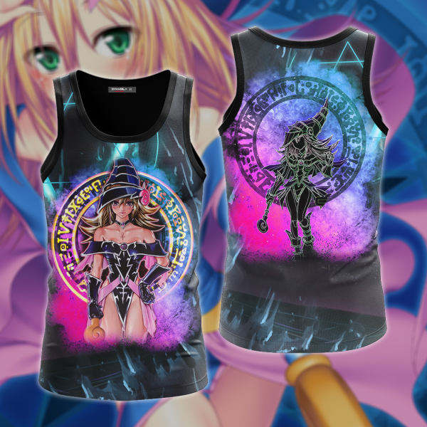 Yu-gi-oh! Dark Magician Girl 3D All Over Print T-shirt Tank Top Zip Hoodie Pullover Hoodie Hawaiian Shirt Beach Shorts Jogger Tank Top S