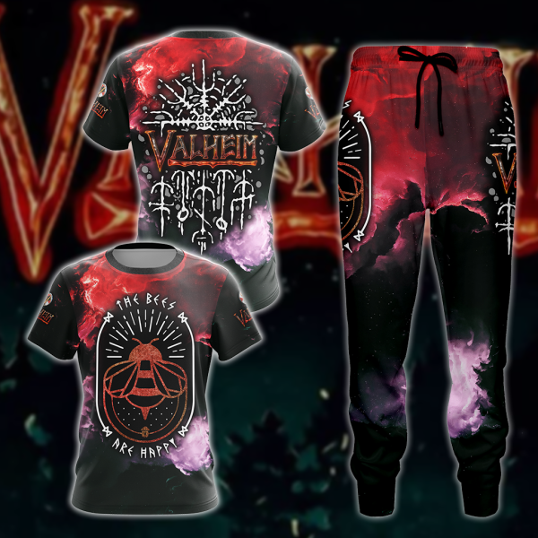 Valheim All 3D Over Print T-shirt Tank Top Zip Hoodie Pullover Hoodie Hawaiian Shirt Beach Shorts Jogger T-shirt S