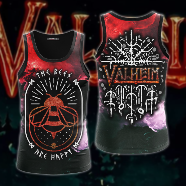 Valheim All 3D Over Print T-shirt Tank Top Zip Hoodie Pullover Hoodie Hawaiian Shirt Beach Shorts Jogger Tank Top S