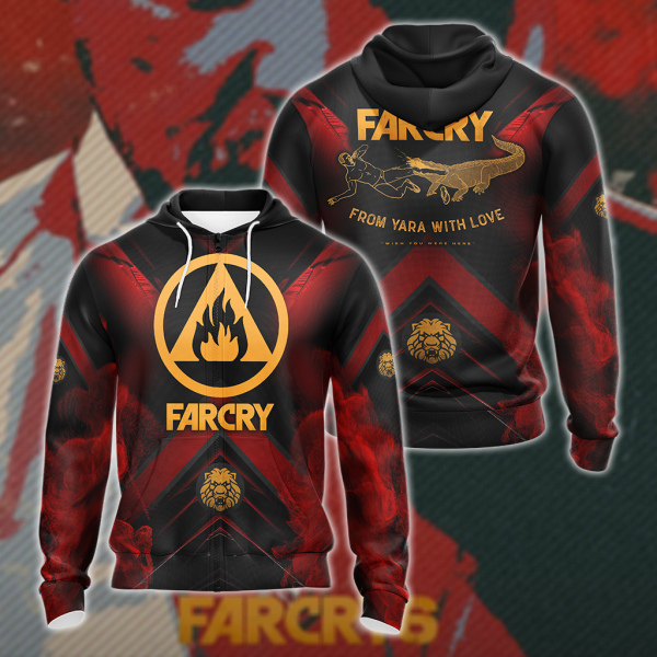 Farcry 6 3D All Over Print T-shirt Tank Top Zip Hoodie Pullover Hoodie Hawaiian Shirt Beach Shorts Jogger Zip Hoodie S