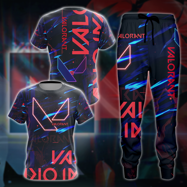 Valorant 3D All Over Print T-shirt Tank Top Zip Hoodie Pullover Hoodie Hawaiian Shirt Beach Shorts Jogger