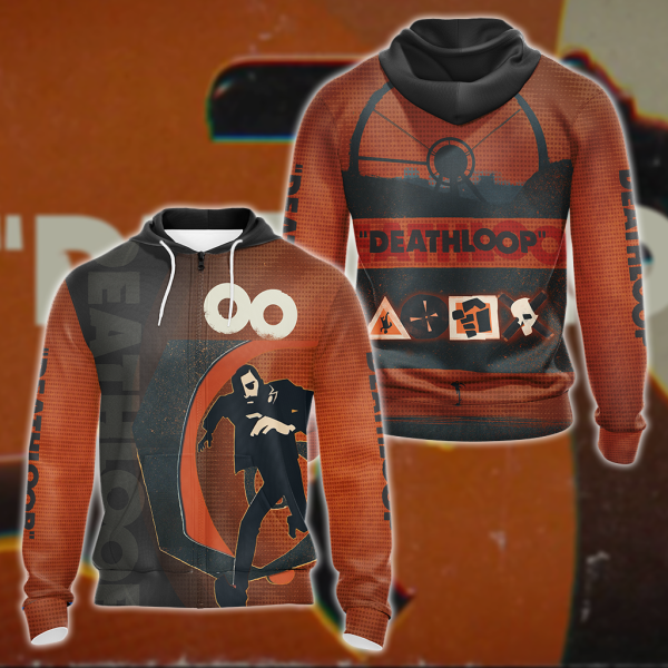 Deathloop 3D All Over Print T-shirt Tank Top Zip Hoodie Pullover Hoodie Hawaiian Shirt Beach Shorts Jogger Zip Hoodie S