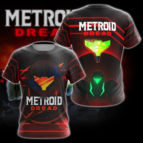 Metroid Dread All Over Print T-shirt Tank Top Zip Hoodie Pullover Hoodie Hawaiian Shirt Beach Shorts Jogger T-shirt S