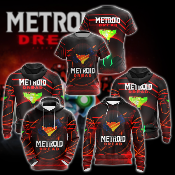 Metroid Dread All Over Print T-shirt Tank Top Zip Hoodie Pullover Hoodie Hawaiian Shirt Beach Shorts Jogger