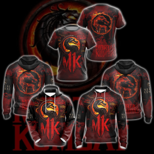 Mortal Kombat All Over Print T-shirt Tank Top Zip Hoodie Pullover Hoodie Hawaiian Shirt   