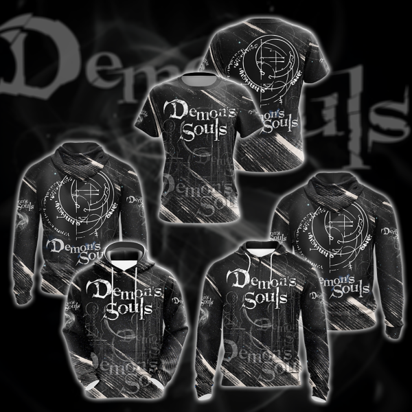 Demon's Souls All Over Print T-shirt Tank Top Zip Hoodie Pullover Hoodie Hawaiian Shirt