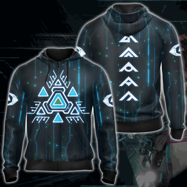 Horizon Zero Dawn All Over Print T-shirt Tank Top Zip Hoodie Pullover Hoodie Hawaiian Shirt Zip Hoodie S