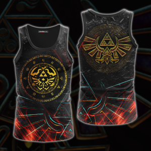 The Legend of Zelda All Over Print T-shirt Tank Top Zip Hoodie Pullover Hoodie Hawaiian Shirt Tank Top S 