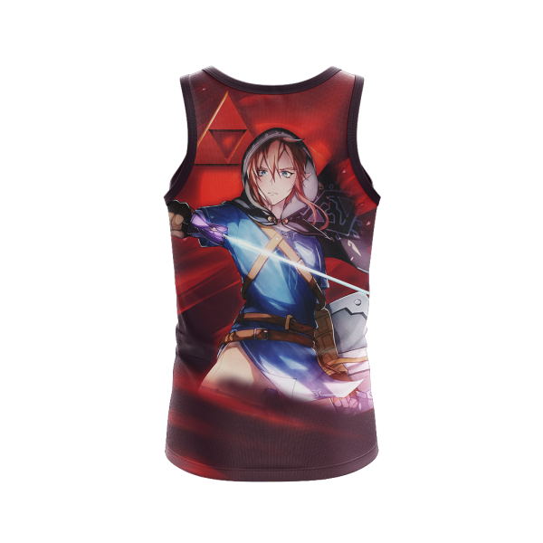 Link The Legend of Zelda All Over Print T-shirt Tank Top Zip Hoodie Pullover Hoodie