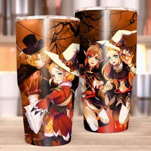 The Legend of Zelda Link & Zelda Halloween Tumbler 30oz (Curve)  