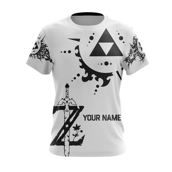 Personalized The legend of Zelda All Over Print T-shirt Zip Hoodie Pullover Hoodie