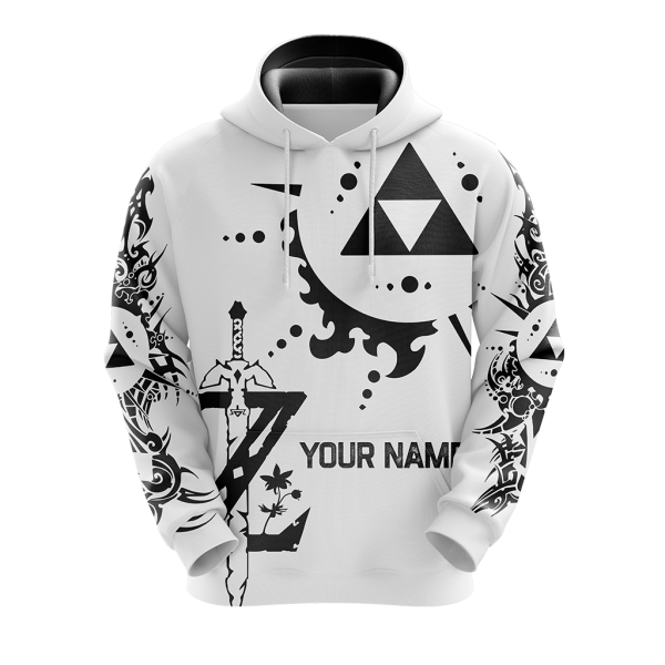 Personalized The legend of Zelda All Over Print T-shirt Zip Hoodie Pullover Hoodie
