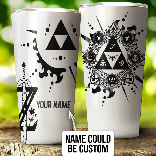 Personalized The legend of Zelda Tumbler 30oz (Straight)